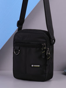 2025 New Mens Crossbody Bag Commute Mini Phone Bag Single Shoulder Bag Vertical Small Backpack Large Capacity Leisure Style