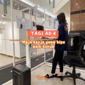Cubic Meja Kerja Elektrik / Adjustable Desk / YAGI AD 4