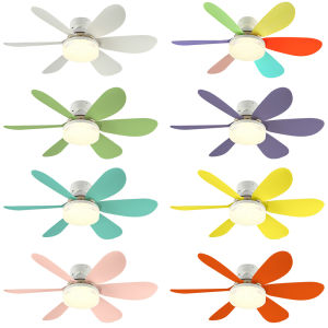 E26/E27 Base Ceiling Fan Light 30W Modern Ceiling Fanlight 3 Fan Speeds Simple Fan Lamp Dimmable for Living Room Kitchen