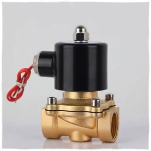 Selenoid Valve Electric Selenoid Water Valve 1/4 Inch AC 220V Kuningan 2W-025-08 Selenoid Valve