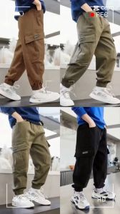 Quần kaki túi hộp thời trang cho bé trai size nhỡ đại 18-52kg quần dài kaki bé trai mẫu PMF quần đi học bé trai