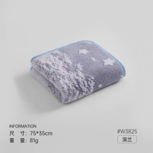 ผ้าเช็ดหน้าสองด้านฆ่าแบคทีเรีย ผ้าเช็ดหน้าและอาบน้ำ ผ้าเช็ดหน้าอ่อนโยน ผ้าเช็ดหน้าลายดาว ผ้าเช็ดหน้าผ้าฝ้ายโพลีเอสเตอร์ 2025