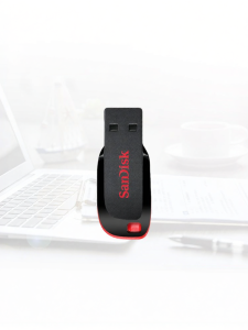 SanDisk | 128GB Encrypted Mini High-Speed USB Flash Drive for Car with Music Storage and Secure Data Transfer