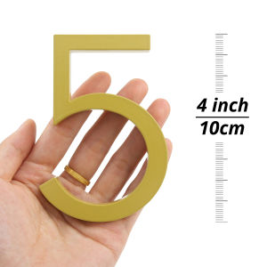 10cm Floating House Number Sign Modern Building Signage Street Home Address Outdoor Numbers Plaque