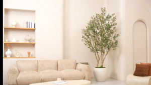 Large Artificial Olive Tree 210CM–320CMRealistic Premium Floor Plant for HomeOfficeHotel & Café