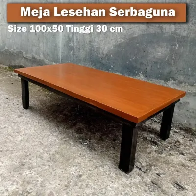 Meja Lesehan 100x40 bahan Kayu