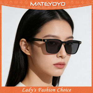 MATEYOYO Driving Sunglasses Mens Polarized Sunglasses Fashion Square Frame Sunglasses UV400 Clear Vision Sunglasses Cycling Riding Running Fishing Glasses for Men Women