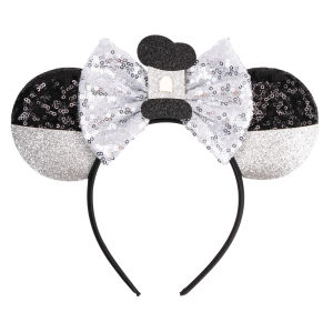 1pc Steamboat Headband Cartoon Mickey Ear Peacock Hair Hoop For Girls Wear Party Festival Womens Disney Hair Accessories
