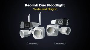 Reolink Duo Floodlight WiFi Outdoor Security Camera 180° FOV Smart Human/Vehicle/Pet Detection Siren Alarm 2.4G/5GHz