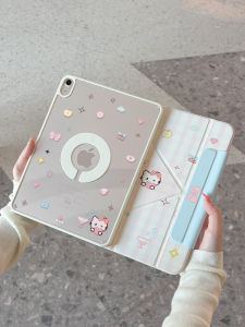Zoyu | Magnetic Detachable Pen Slot Full Body Lightweight Transparent iPad Case