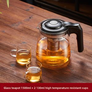 GIANXI | Glass Tea Brewing Pitcher Separate Tea Water Heat Resistant
