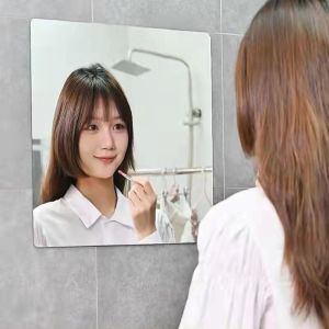 10/20Pcs HD Acrylic Wall Mirrors / DIY Wall Art Mirrors / for Bathroom Living Room Decoration / Self-adhesive Mirror Wall Stickers