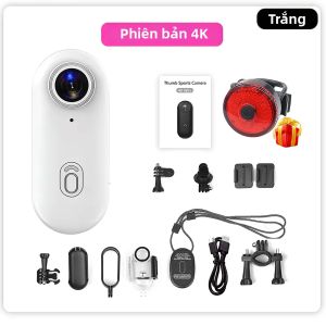 Camera Hành Động Mini 4K HD WiFi Tích Hợp Pin Kèm Giá Đỡ Mũ Bảo Hiểm & Tay Lái Dành Cho Xe Máy Xe Đạp Thể Thao Đường Trường Quay Video