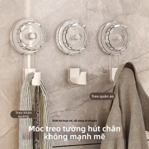 NAIFUNA | móc treo xoay dễ lắp đặt chịu trọng lượng cao chân hút chân không