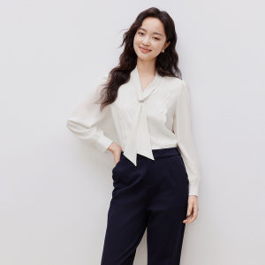 Koradior | Elegant and Commuter Suitable V-neck Shirt