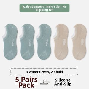 Baisina | Anti-Odor Sweat-Absorbent Anti-Slip Mens Ankle Socks