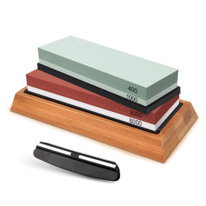 Sharpening Stone Knife Professional Sharpener Whetstone Dual Side Set Grinding Shapner Water Wetstone Kitchen Accessories Tool