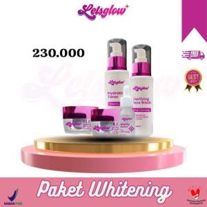 LETSGLOW SKINCARE PAKET WHITENING