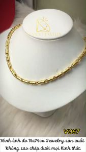 Dây Chuyền Nam V067 Mạ Vàng Thời Trang Hàng Ngày Lâu Phai