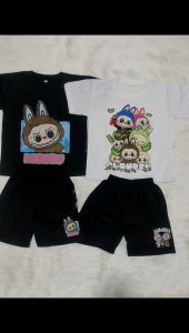Joykids Setelan Baju Anak Labubu Kuromi Usia 1-10 Tahun / Setelan Fashion Anak Labubu