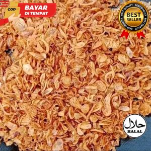 Bawang Goreng Murni [ 1kg ] •Asli Tanpa Campuran Brambang Asli Brebes Berkualitas bumbu dapur -bahan masakan
