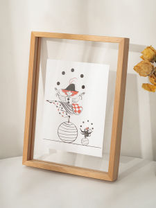 Modern Minimalist Double-Sided Transparent Photo Frame Stand 6 Inch 7 Inch 8 Inch Childrens Photo Frame Decoration Painting Frame Matting