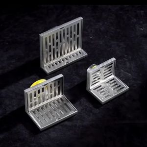 304 Stainless Steel Wall Row Floor Drain Hotel Bathroom Side Row L Corner Floor Drain Project DN50 LZC-Wall-Floor-Drain-3.5inch