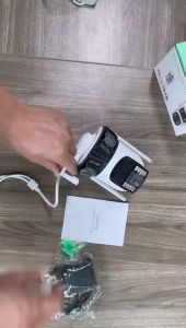 DOSEN  cctv camera wifi 360 wireless A56 outdoor Three lenses IP66 Wireless outdoors Waterproof Cctv Camera for house icsee App