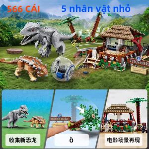 Bộ Khối Xây Dựng Dòng Khủng Long Tương Thích Giganotosaurus & Therizinosaurus 76949 Đồ Chơi Công Viên Thế Giới Giáo Dục Cho Trẻ Em Quà Tặng