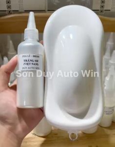 Pha lê trắng SH 125i Việt Nam DD201 siêu trắng sáng - Sơn xe máy chai 50g và 100g