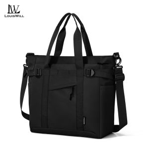 LouisWill Shoulder Bag Fashion Tote Bag Casual Lightweight Bag Waterproof Bag Travel Bag Multiple Pocket Bag Scratch-Resistant And Wear-Resistant Bag Mens And Womens Crossbody Sling Bag