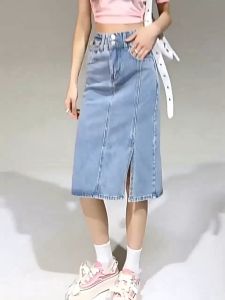 2024 Summer Denim Skirt Trends: A-Line & Ultra-Thin Temperament