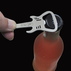 Portable Violin Shape Beer Opener 304 Stainless Steel Custom Engraving Home And Outdoor Use Lightweight Bottle Opener