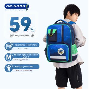 Ba lô Bảo Vệ Cột Sống Thông Minh cho Học Sinh Tiểu Học Lớp 3-6 Dung Lượng Lớn