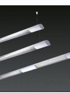 T4t5 Rounded Corner Grille Lamp T8600 Lamp Wick 28W Fluorescent Fixture Warm Double Tube Suspension Wire Eye Protection Explosion-Proof Ceiling Lamp Belt