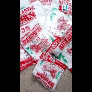 Kantong Plastik Sampah Ramah Lingkungan Delman uk 40 isi 50lbr