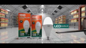 Ecoking lampu LED marlin 40W & 50W Watt E27 E40 Bola Lampu jalan