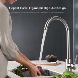 Adjustable Cold & Hot Water Kitchen Faucet