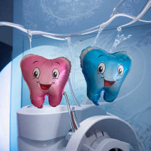 Cartoon Dental Themed Balloons Aluminum Foil Birthday Celebration Opening Ceremony Tooth Love Day Decorative Inflatable Balloons