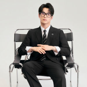 Elastic Wool Mens Business and Wedding Suit Set