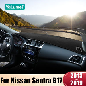 Car Dashboard Cover Dash Mat Sun Shade Non-slip Pad Accessories For Nissan Sentra B17 Sylphy 2013 2014 2015 2016 2017 2018 2019