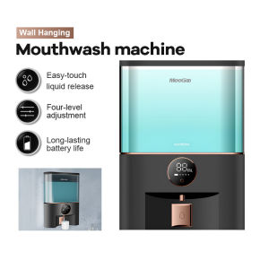 MeeGoo Automatic Mouthwash Dispenser 500ml Large Capacity Wall Mounted Irrigator Care Mouthwash Machine for Bathroom Hotel