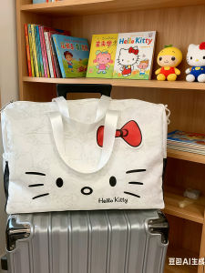 Large Capacity Travel Bag Womens Handheld Crossbody Fitness Bag Suitable for Short Trips Suitable for Youth Oxford Cloth Foldable