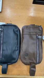 TAS TANGAN - HANDBAG PRIA - TAS TANGAN KULIT PAKAI PIN - DOMPET P88-3