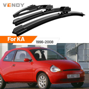 For Ford KA 1996-2008 2000 2001 2002 2003 2004 2005 2006 2007 Front & Rear Windshield Wiper Blades Windscreen Wipers Set
