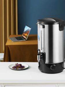 Double Layer Hot Water Boiler Thermal Insulation Kettle Thickness Stainless Steel Hot Drink Auto Electric Water Boiler