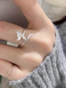 S925 Sterling Silver Lotus Flower Ring for Women Unique Design Luxury Sensation Versatile Ring Finger Accessory Elegant Fashion Jewelry