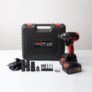 JLD Impact baterai fullset Cordless Impact Wrench 1/2inch impact jld original impek buka baut Brushless motor 350NM Impact Jumbo 650NM Torsi Besar