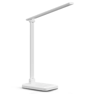 Folding Table Lamp QI Wireless Charging LED Desk Lamp Eye Protect Reading Book Lamp Touch Dimming Night Light