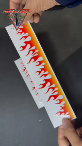 Stiker Api Sticker fire Flame Helm Mobil Motor Printing